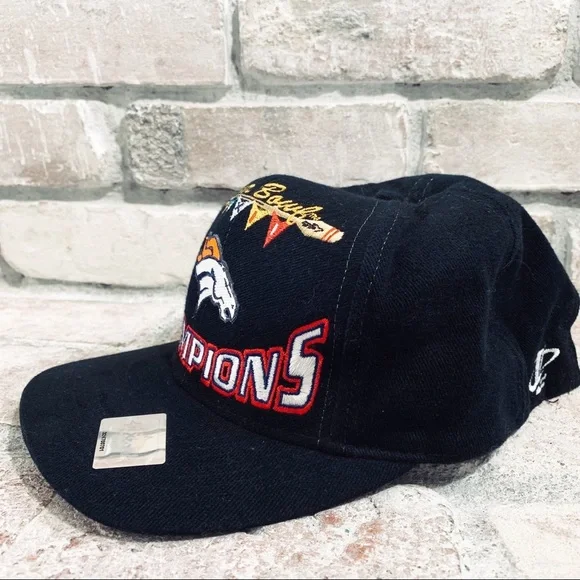 🔥 Vintage NFL Denver Broncos Super Bowl Hat